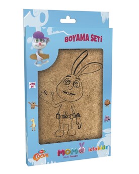 Akıllı Tavşan Momo Boyama Seti Model 1 - 1