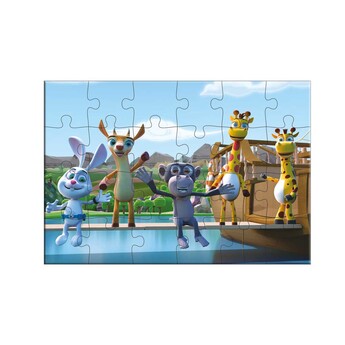 Akıllı Tavşan Momo Puzzle 24'lü - 2