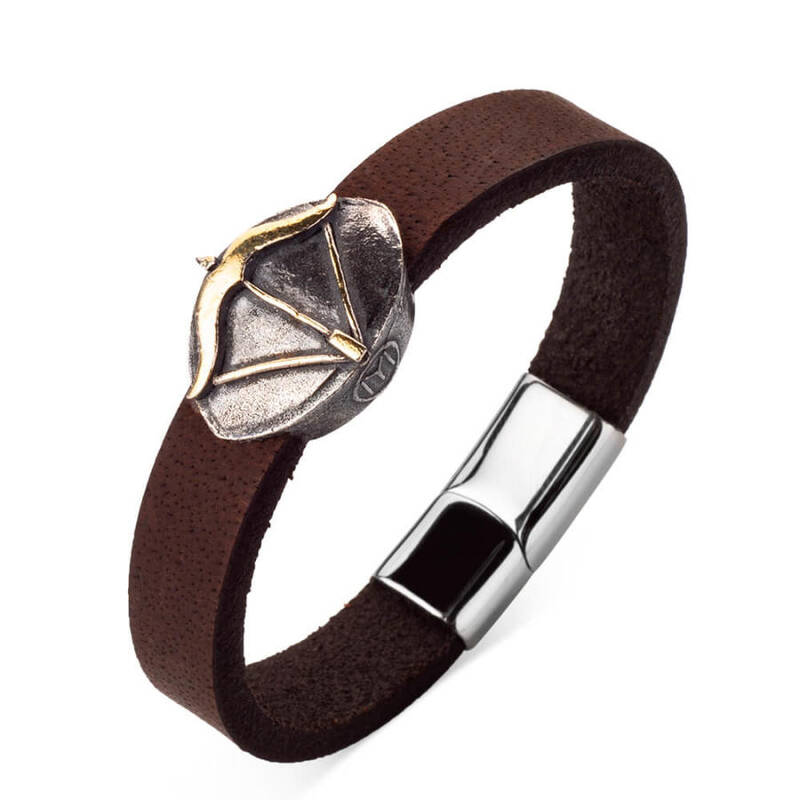 Dirilis Ertugrul Bow and Arrow Leather Bracelet - 1
