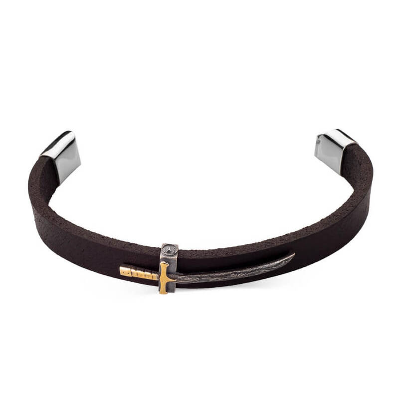  Dirilis Ertugrul Sword Leather Bracelet - 3