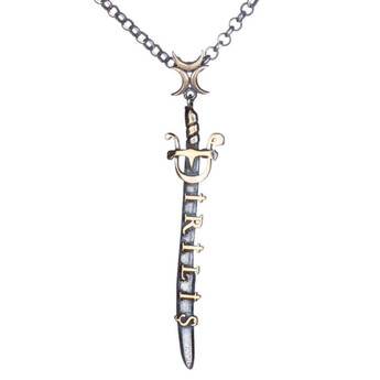  Dirilis Ertugrul Three Crescent Ertugrul Sword Necklace - Anı Yüzük