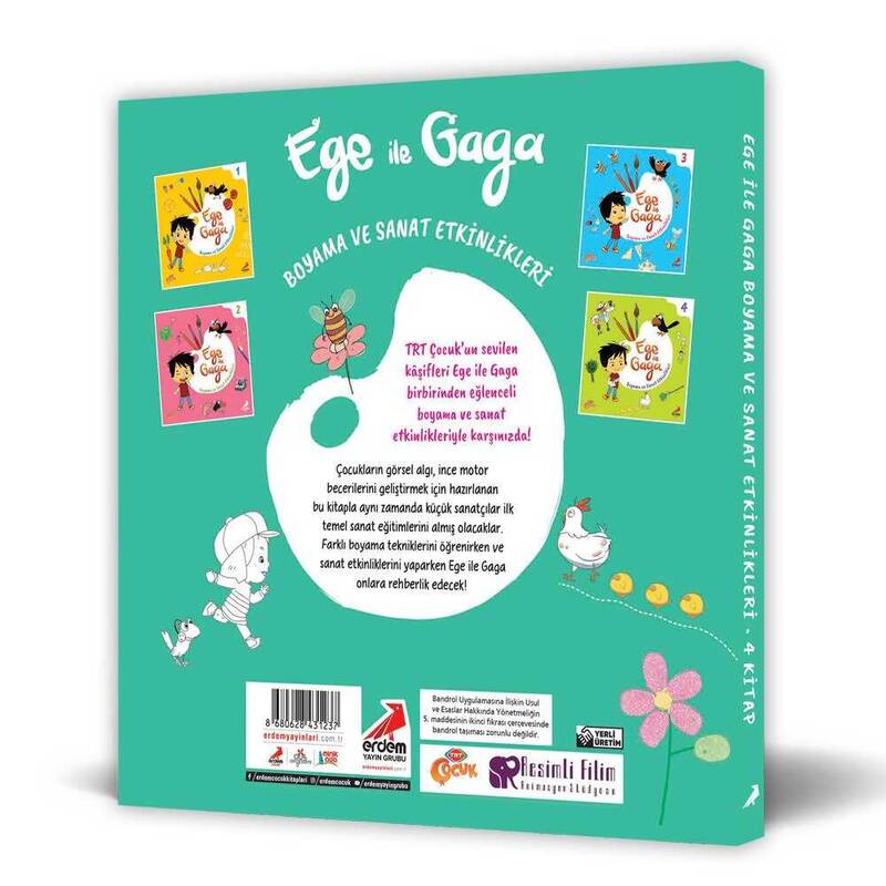 Ege and Gaga Art Activities (4 Books) - 2