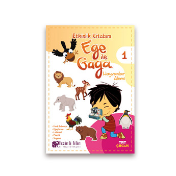 Ege ile Gaga Etkinlik Kitabım - Hayvanlar Alemi - Burhan Yayınları
