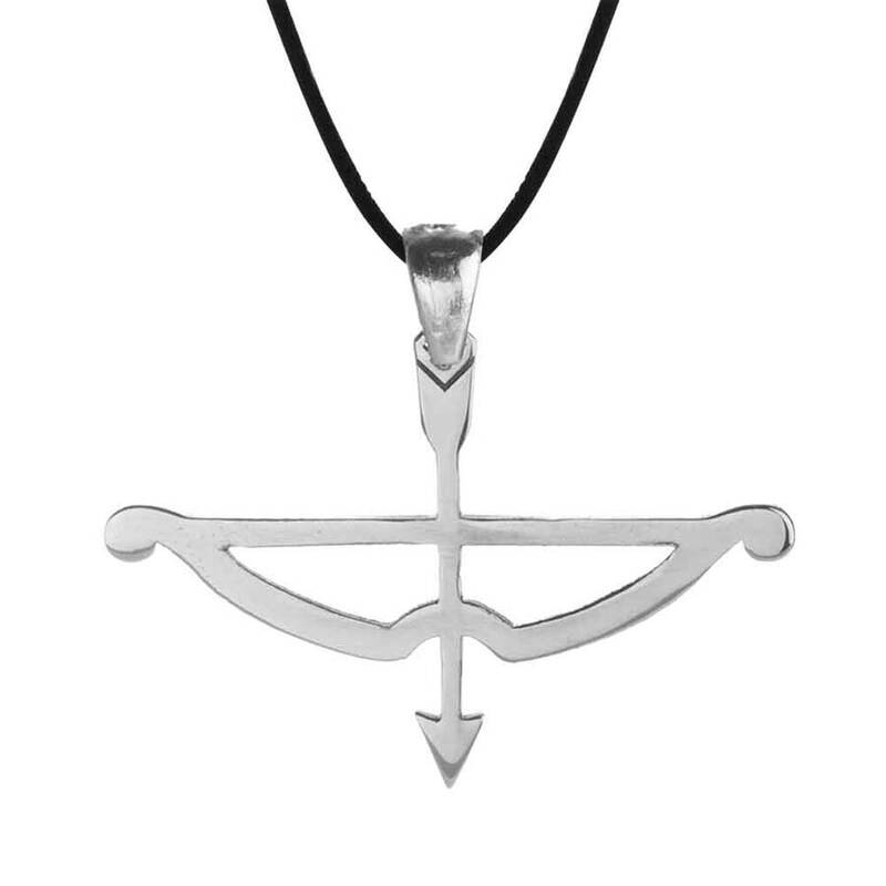  Kemankes Tozkoparan Arrow Bow Horizontal Cut Arrowhead Necklace - 3