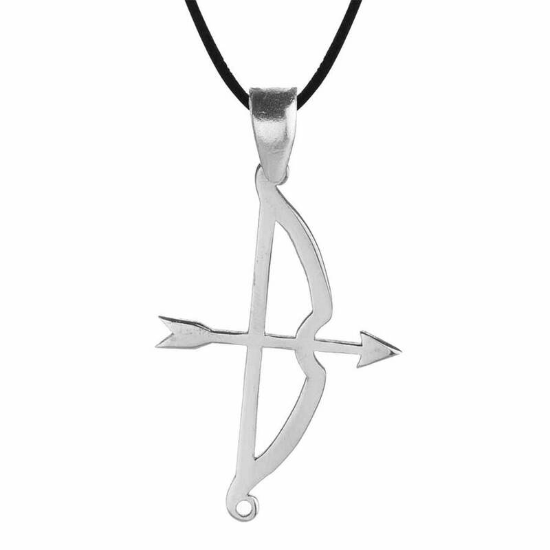 Kemankes Tozkoparan Arrow Bow Vertical Cut Arrowhead Necklace - 3