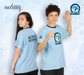 Tozkoparan İskender Mavi Ay Çocuk T-shirt - 1 - 1