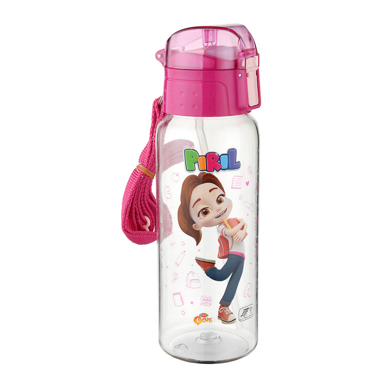 Piril Water Bottle with Straw - 1