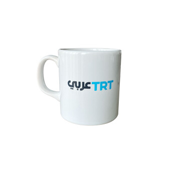 TRT Arabi Logolu Beyaz Kupa - 1