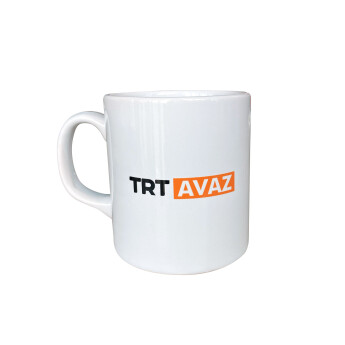 TRT Avaz Logolu Beyaz Kupa - 1