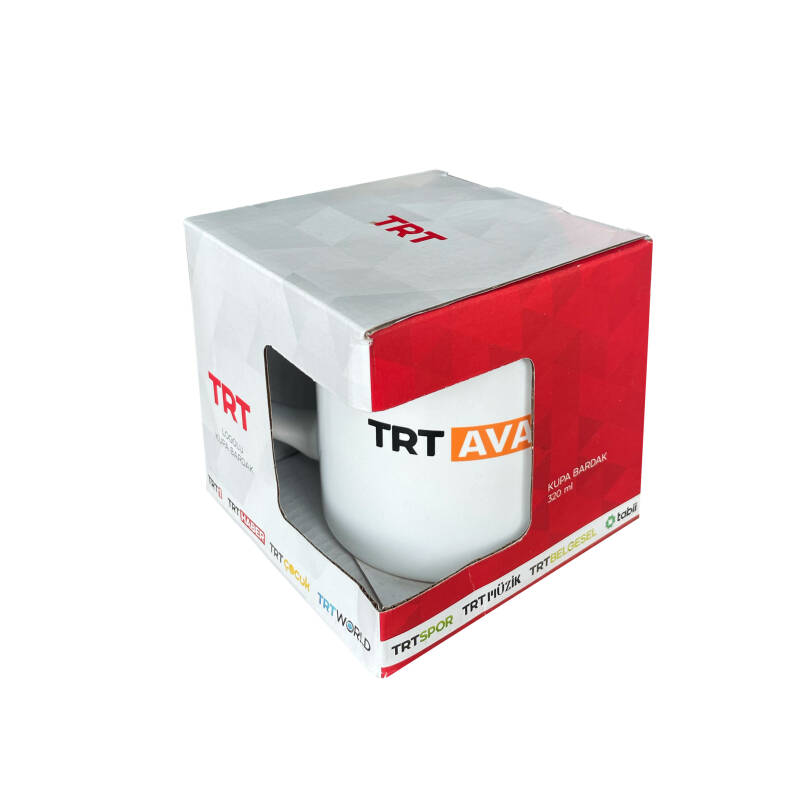 TRT Avaz Logolu Beyaz Kupa - 3