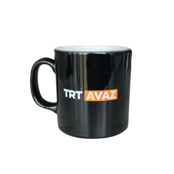 TRT Avaz Logolu Siyah Kupa - Rakle