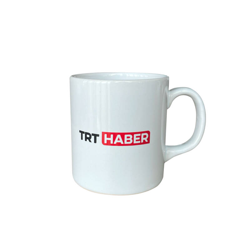 TRT Haber Logolu Beyaz Kupa - 2