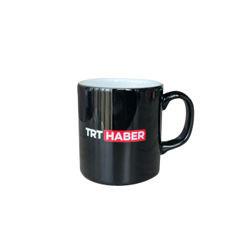 TRT Haber Logolu Siyah Kupa - 2