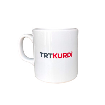 TRT Kurdi Logolu Beyaz Kupa - 1