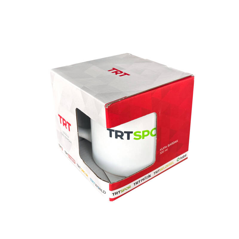 TRT Spor Logolu Beyaz Kupa - 3