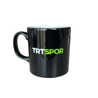 TRT Spor Logolu Siyah Kupa - Rakle
