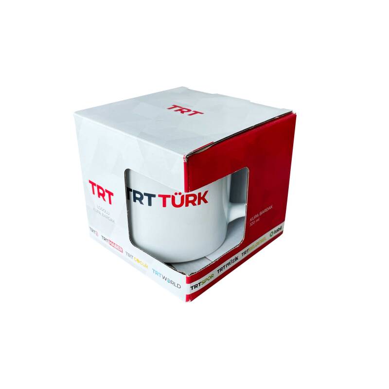 TRT Türk Logolu Beyaz Kupa - 3