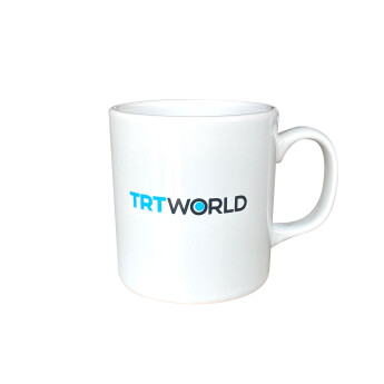 TRT World Logolu Beyaz Kupa - 2