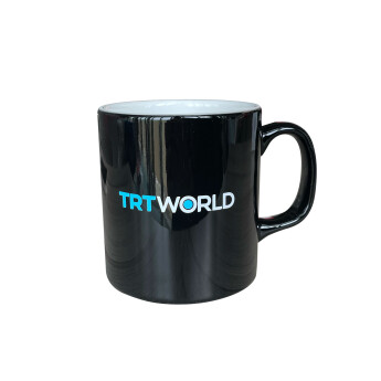 TRT World Logolu Siyah Kupa - 2
