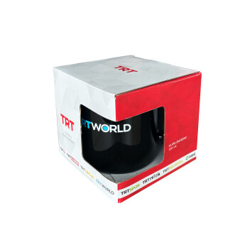 TRT World Logolu Siyah Kupa - 3