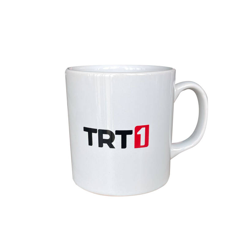 TRT1 Logolu Beyaz Kupa - 2