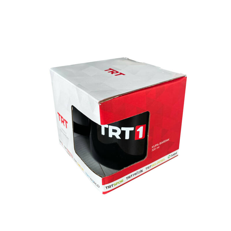 TRT1 Logolu Siyah Kupa - 3