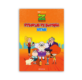 Z Takımı Etkinlik Ve Boyama Kitabı - 4 - Beta Yayınları