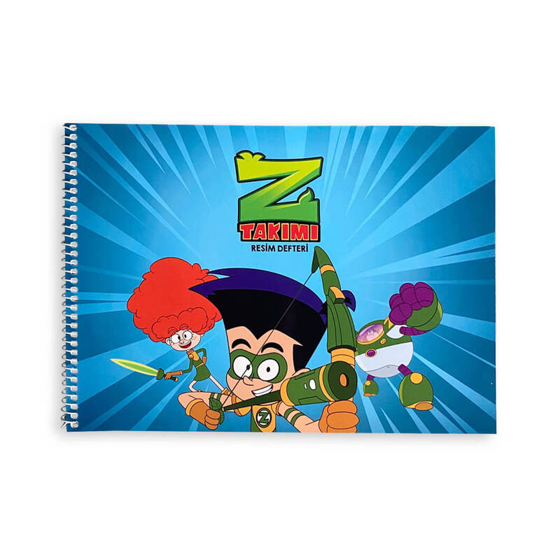 Z Team 17X24 Spiral Picture Book 15 Sheets - 1
